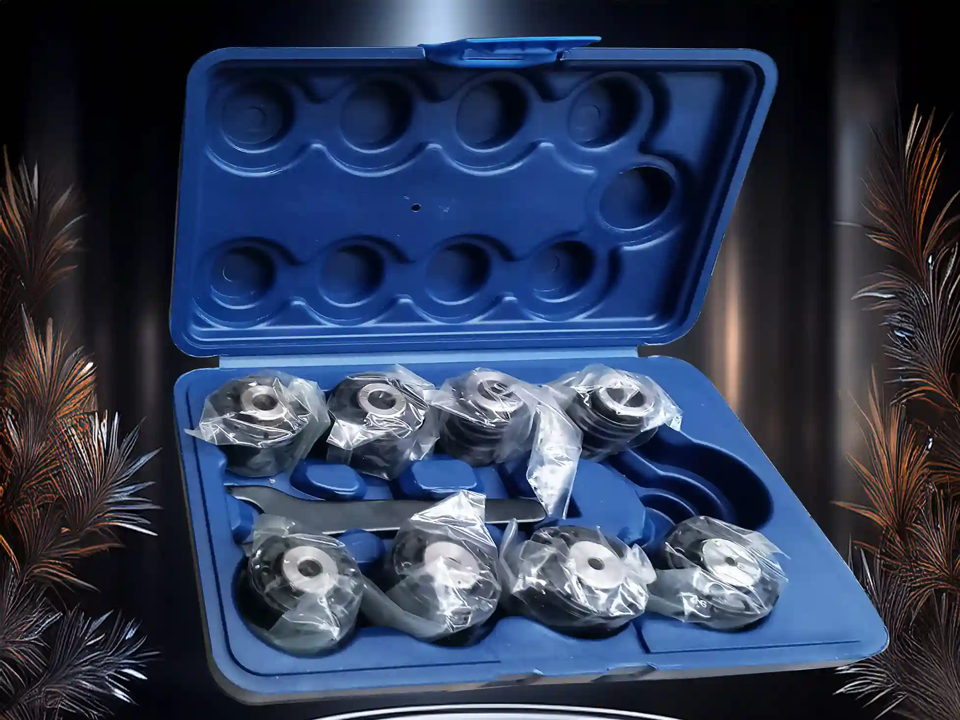 estuche de adaptadores para machueleadora TSOLDA 11zon