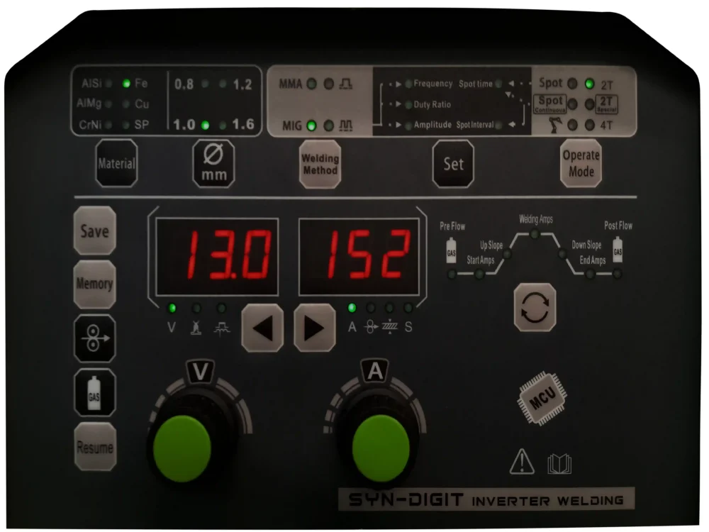 panel de control MIG 280G TSOLDA Recuperado 11zon