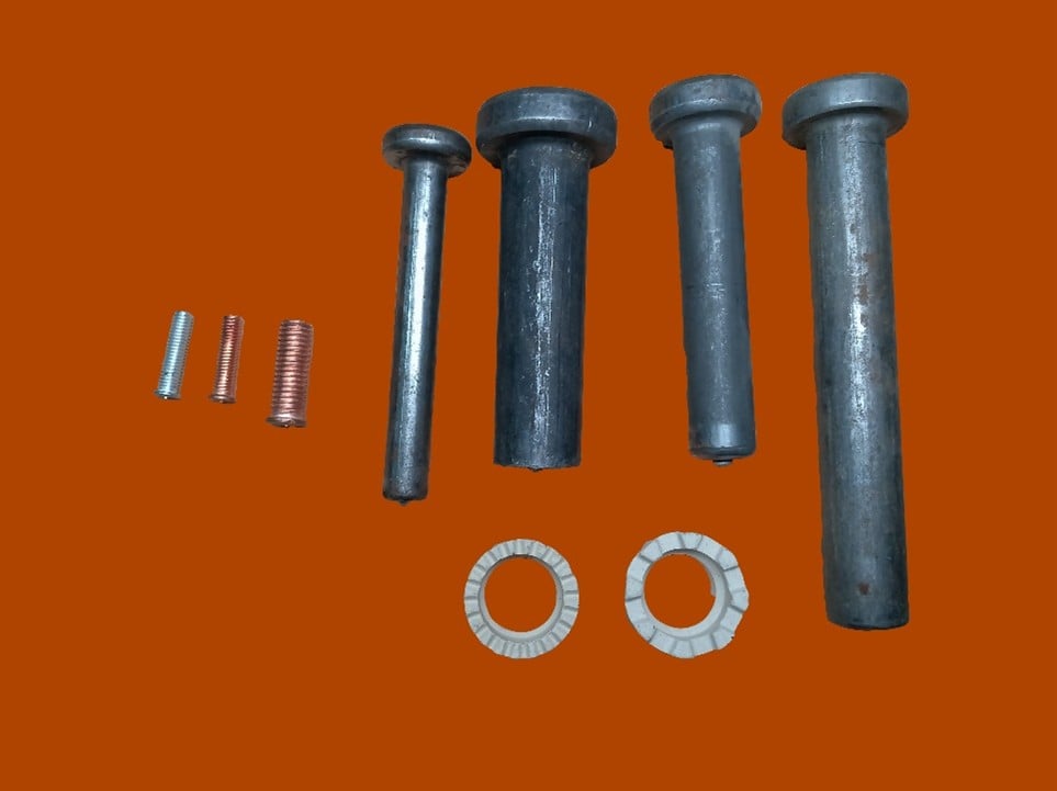 Muestras de pernos Nelson