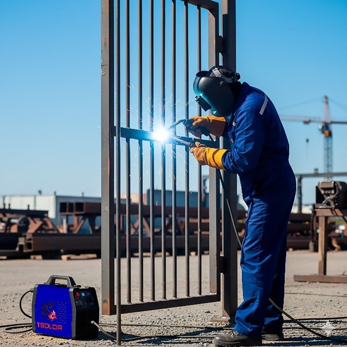 máquina de soldar microalambre