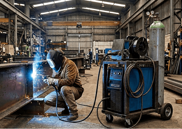 máquina de soldar microalambre