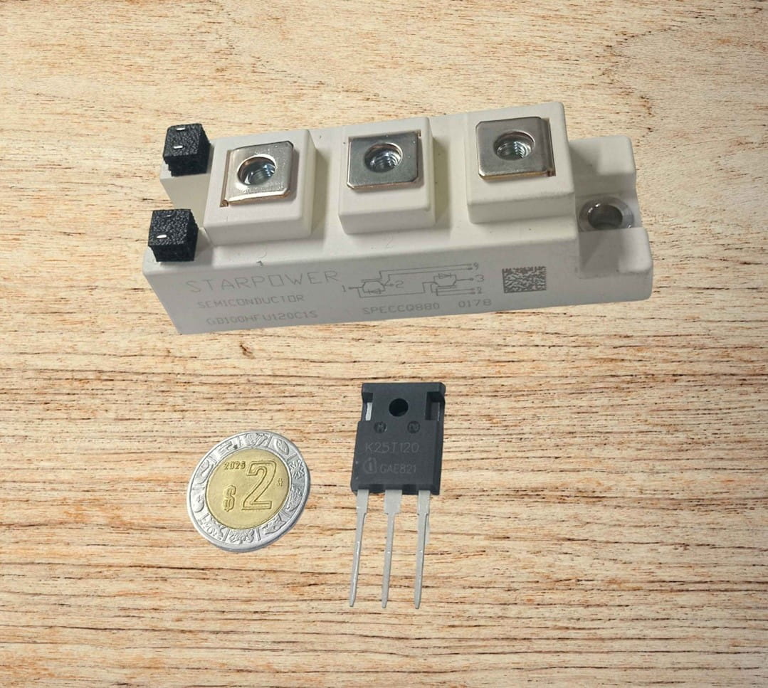 módulo IGBT común en soldadoras de alto amperaje vs IGBT de tubo usados mayormente en soldadoras de hasta 300amp